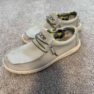 Hey Dude Gray Slip-On Shoes